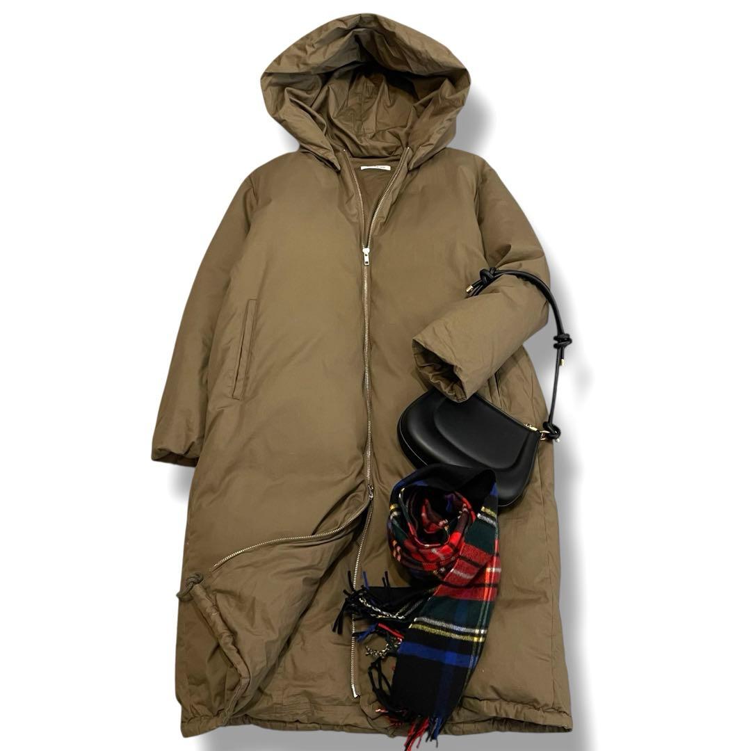 名作✨美品 ステイトオブマインド ダウンコート ロング 2way モカ 大草