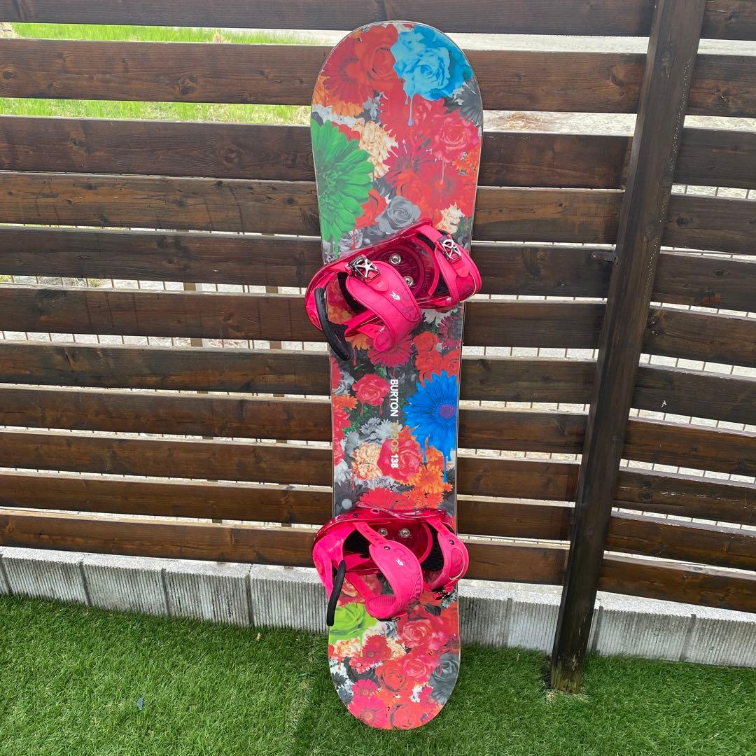 即日発送】BURTON SOCIAL 138cm ビンディングS/Mセット - メルカリ