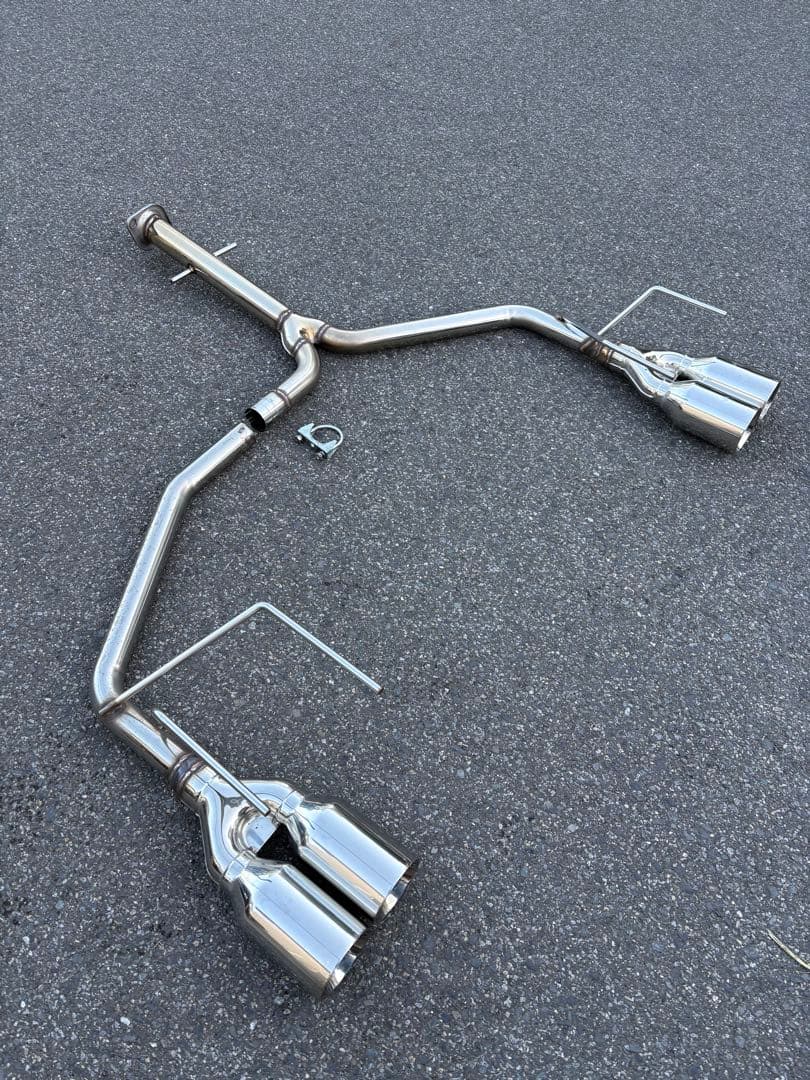 スリーキャッツ リアピース＆中間マフラー 21クラウンマジェスタ