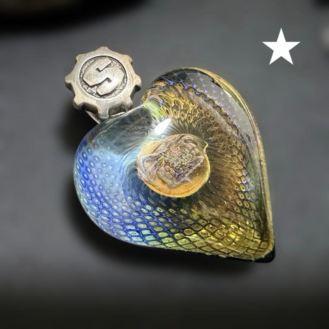 スターリンギア ハート マーブル ライトブルー＆イエロー - メルカリ