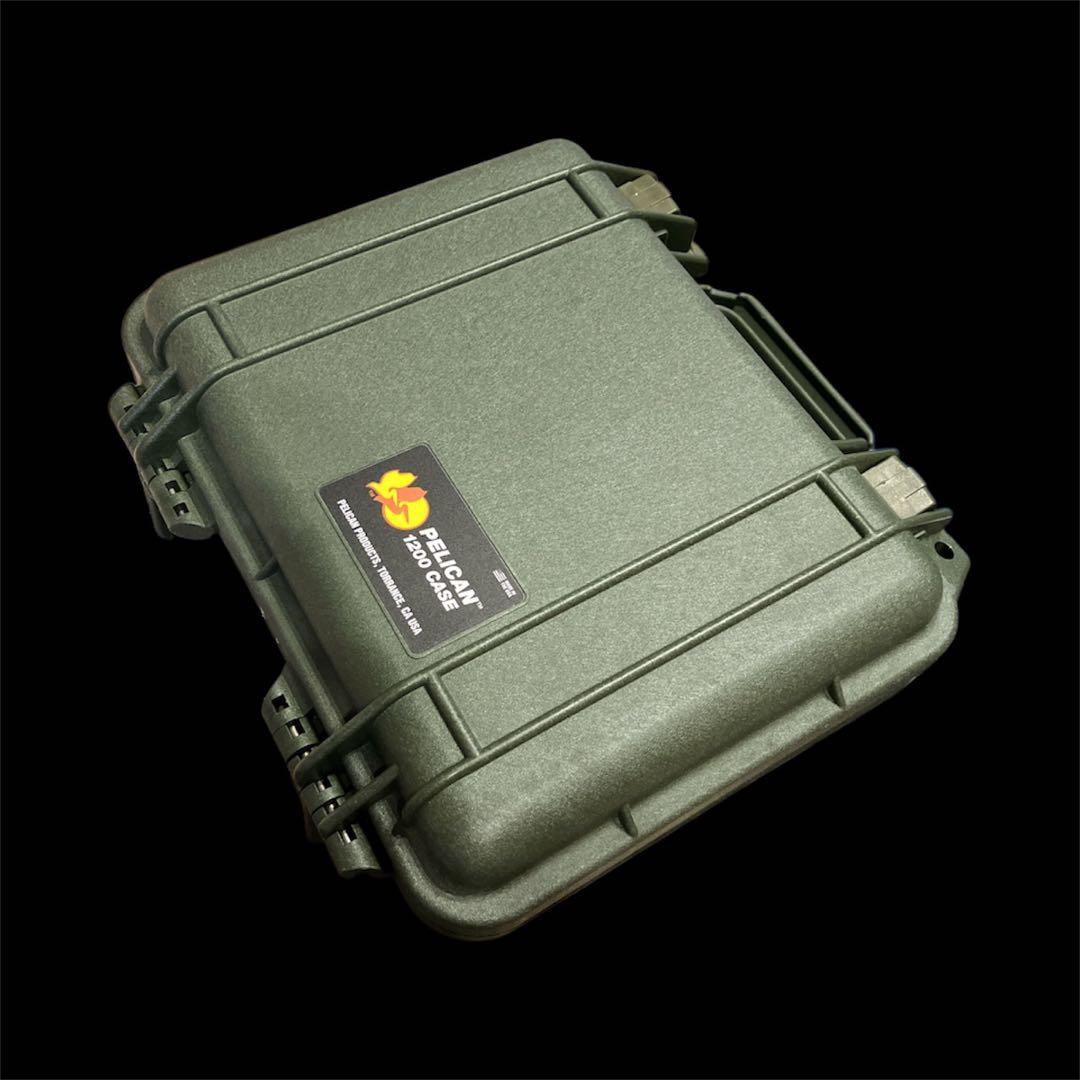 ペリカン1200case防水セキュリティケース オリーブグリーン新品 PELICAN(ペリカン) 1200 小型ケース ODグリーン 1200-000-130(OD