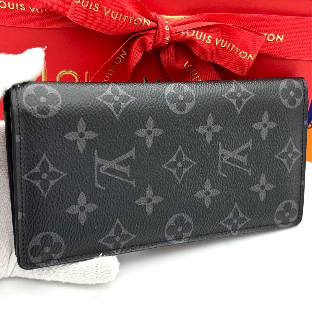 ☆極美品☆ルイヴィトン 長財布 モノグラムエクリプス ブラザ メンズ ブラック ✴︎極美品✴︎ルイヴィトン モノグラム エクリプス ブラザ 長財布