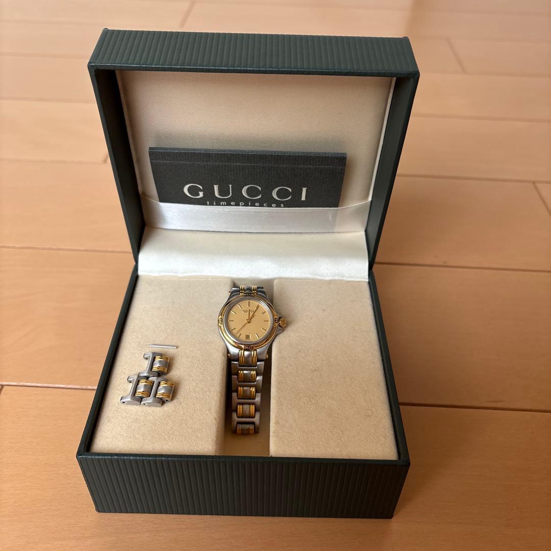 GUCCIレディースウォッチ9040Lグッチ Gucci 9040L Watch Quartz 26mm Women's Gold Dial Swiss Made | eBay