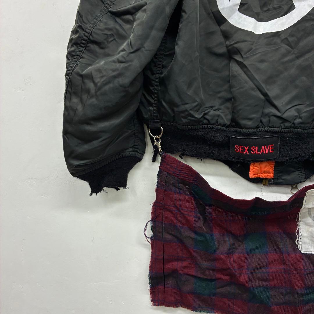 90s MA-1 パンク カスタム アナーキー 短丈 USA製 VINTAGE - メルカリ