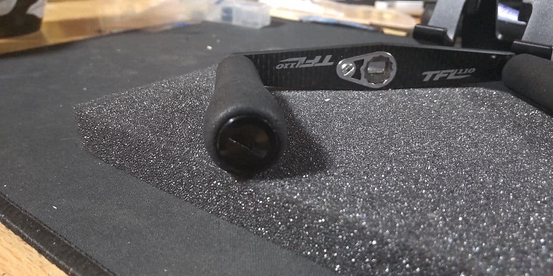 Abu Garcia BLACK 10 ベイトリール TFL 110ハンドル - メルカリ