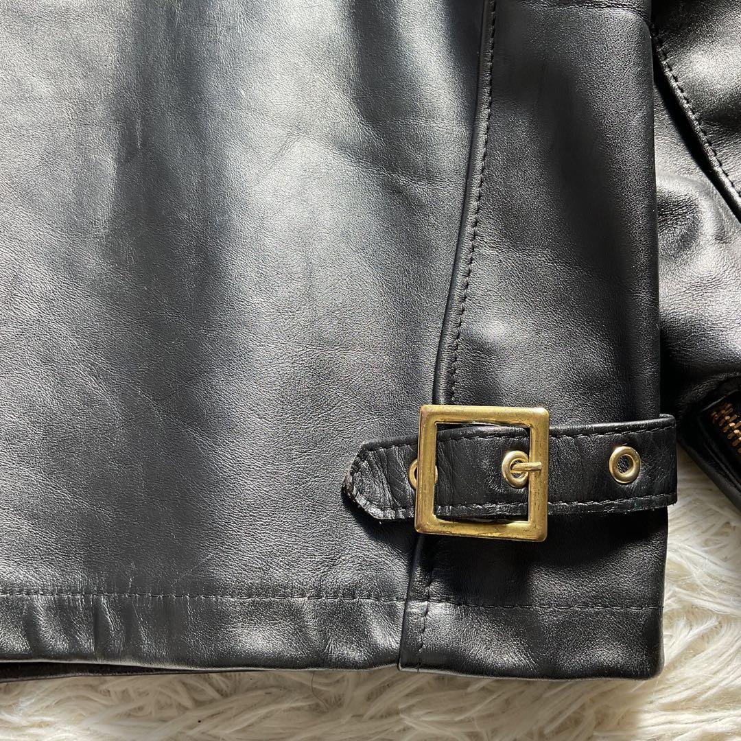 美品✨schott 642 レザージャケット シングルライダース 牛革 40 黒