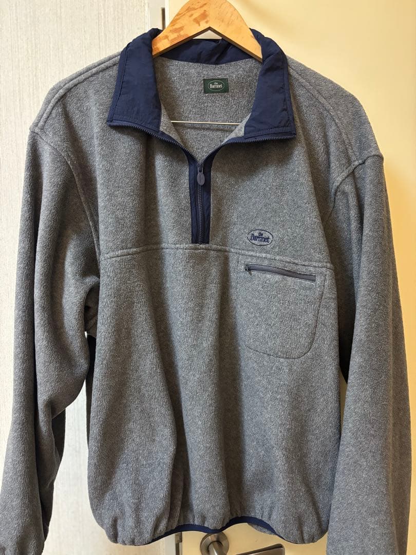 the barnnet フリースハーフジップアップ ジャケット スウェット the barnnet フリースハーフジップジャケット グレー - メルカリ