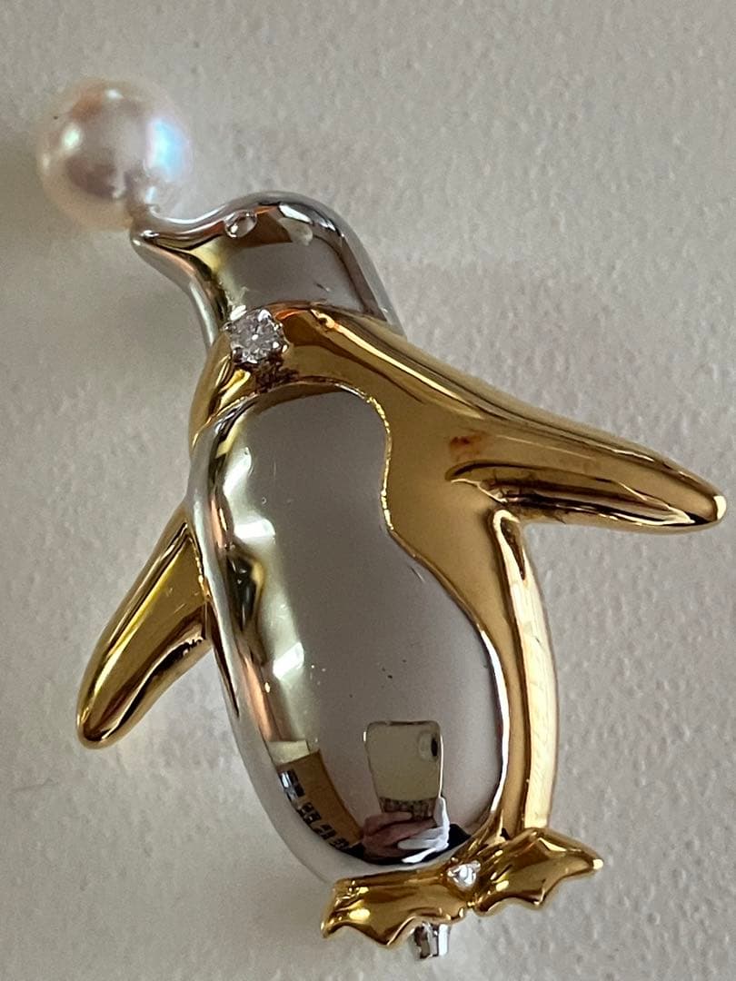 MIKIMOTO ミキモト　パール　ブローチ MIKIMOTO（ミキモト） ブローチ レディース パール×ダイヤモンド