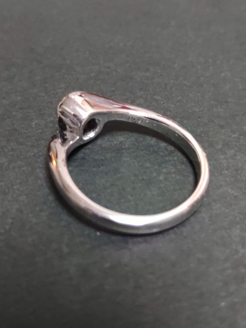 一点物 ロシア産 天然アレキサンドライト 0.69ct Pt900 鍛造製法