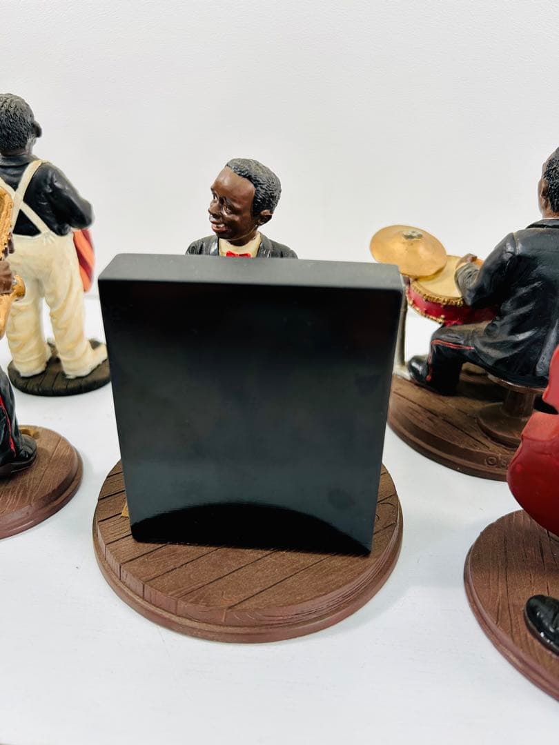 黒人 ジャズバンド 置物 8体 陶器 JAZZ|mercariメルカリ官方指定廠商