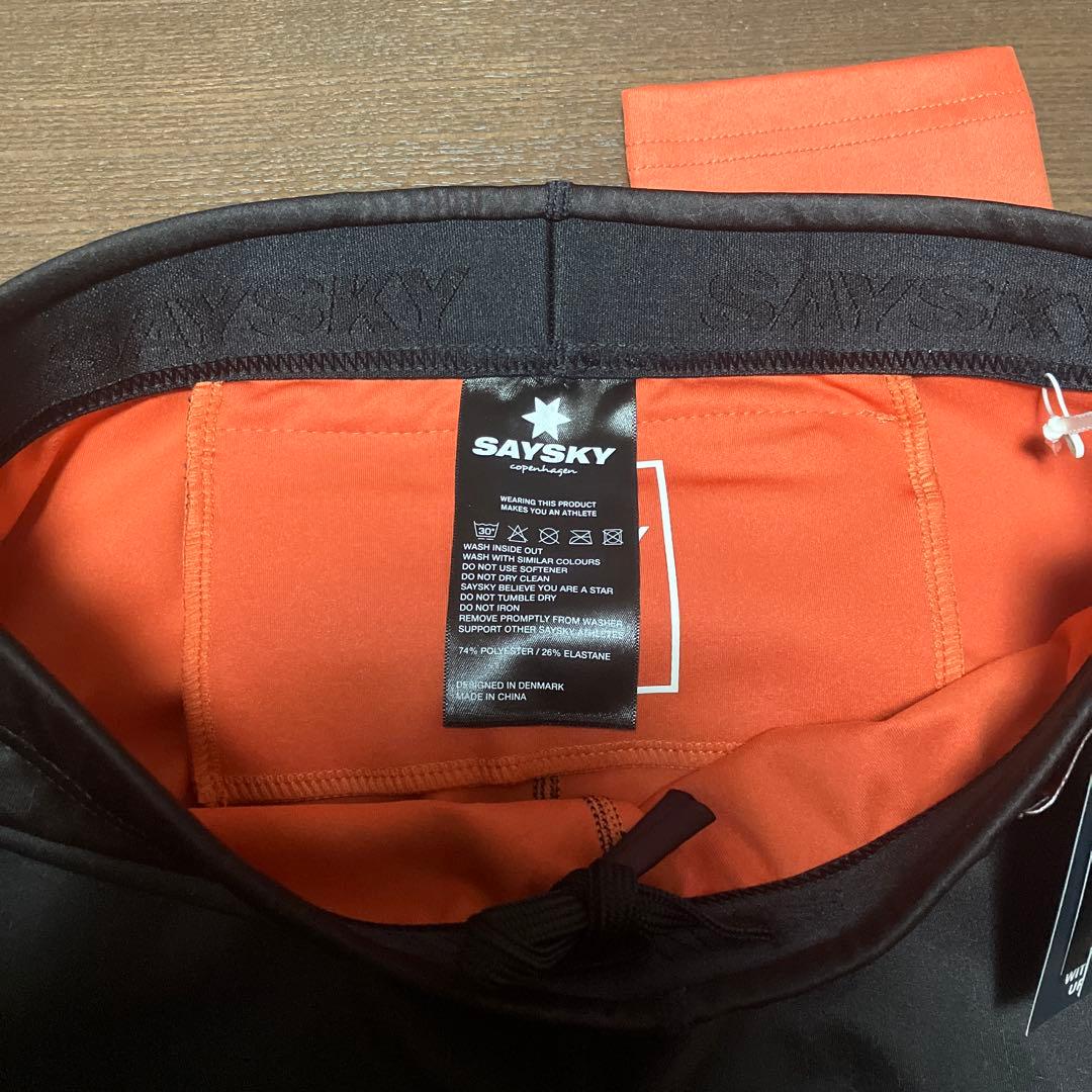 《新品》　SAYSKY セイスカイ ランニングパンツ　ロングタイツ　XS