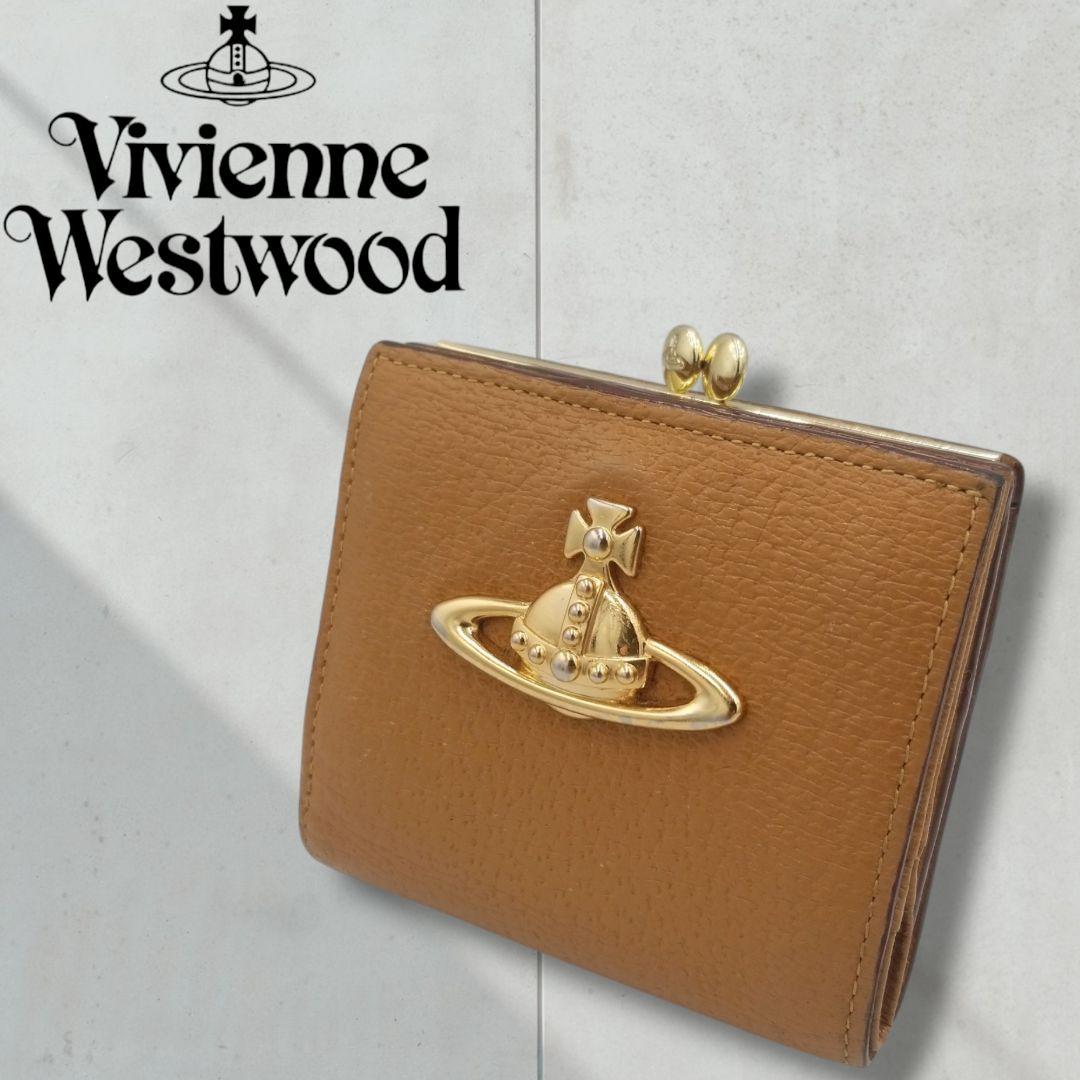【美品】ヴィヴィアンウェストウッド　3つ折り財布　コンパクト　オーブ　がま口 楽天市場】ヴィヴィアンウエストウッド Vivienne Westwood 口金三