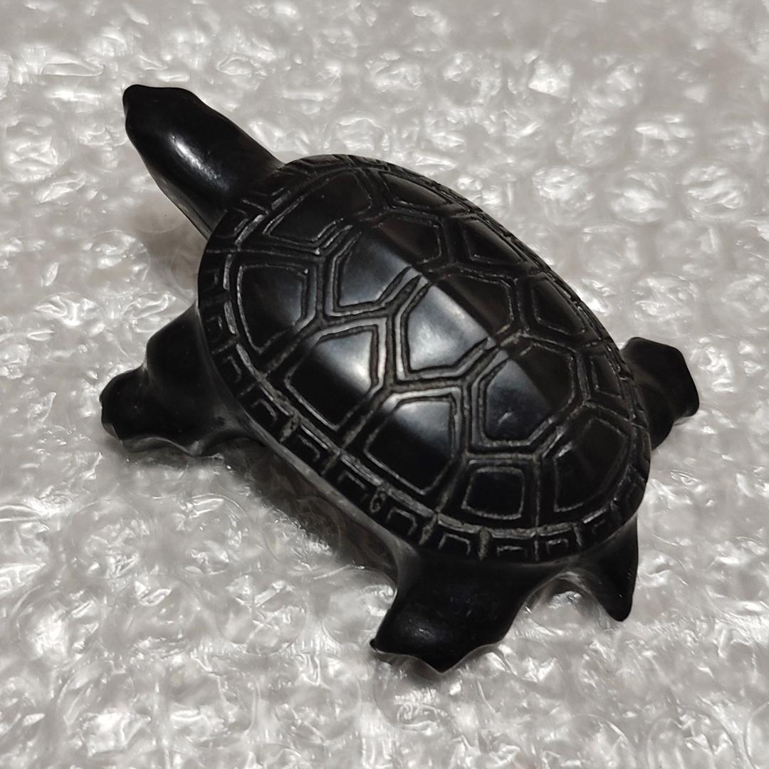 那智黒石 工芸品 亀 2点セット - メルカリ