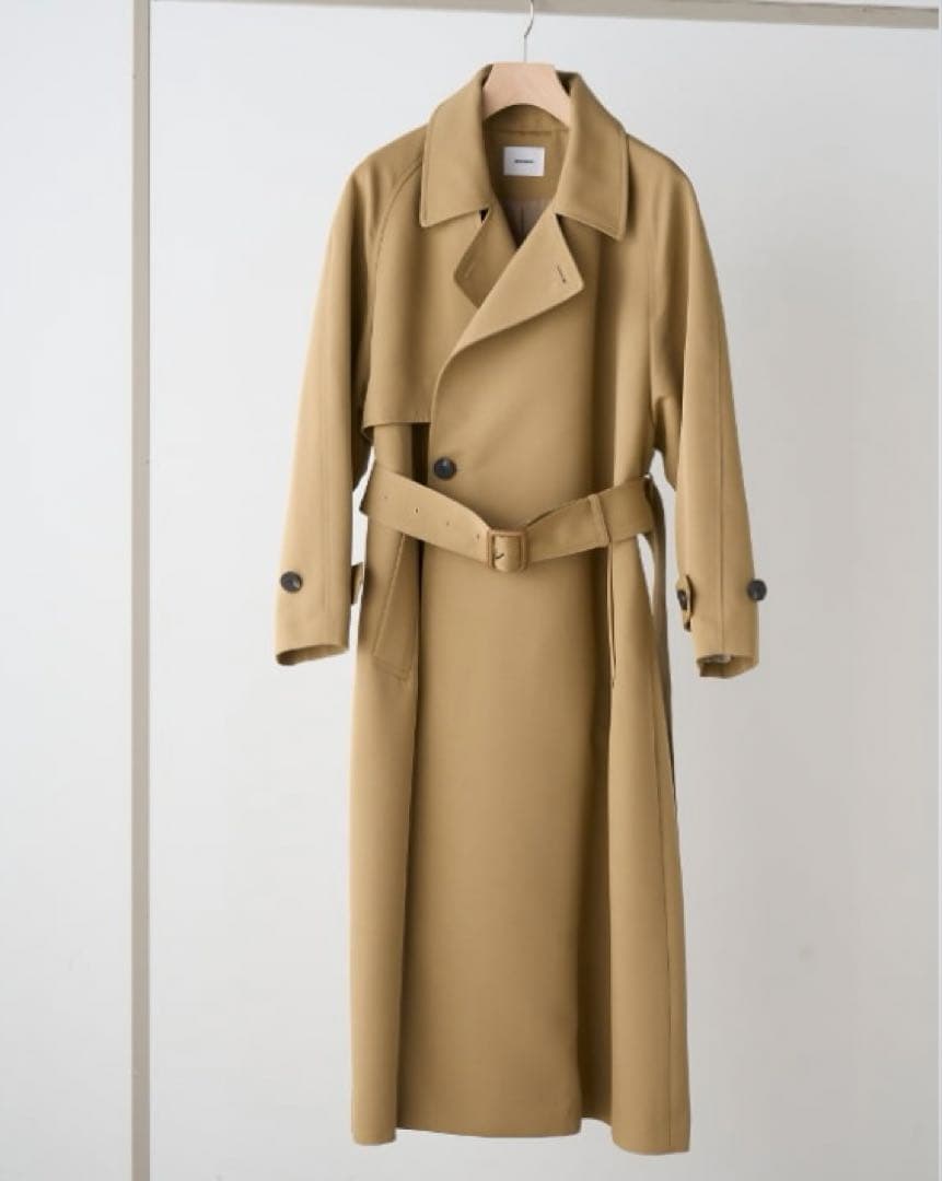 【美品】MIESROHE /ドルマンスリーブトレンチコート(復刻トレンチコート) MIESROHE（ミースロエ）の「sustainable ドルマンスリーブトレンチ