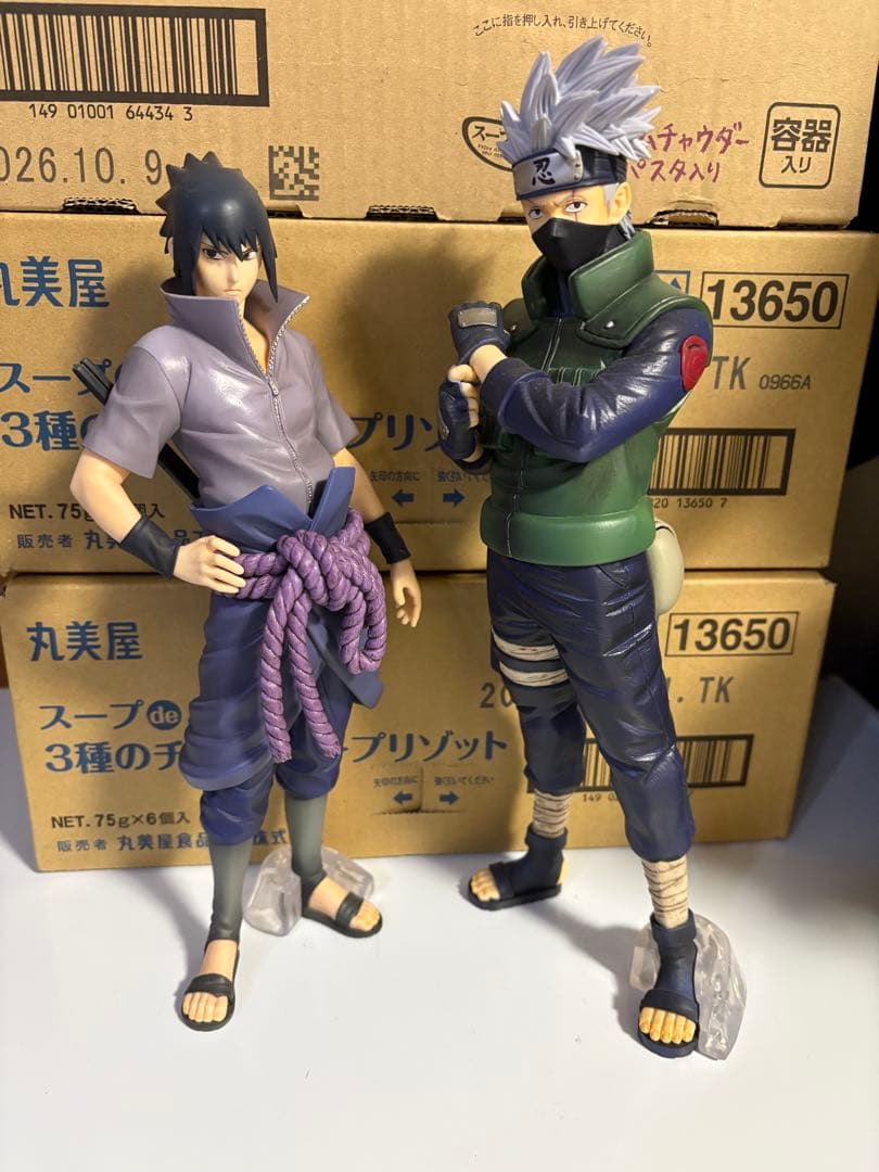 箱無し　NARUTO 一番くじ 紡がれる火の意志　サスケ&カカシ　通常瞳ver. 一番くじ NARUTO-ナルト- 疾風伝 紡がれる火の意志 B賞 うちはサスケ