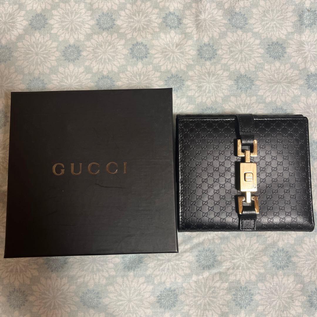 未使用品】 GUCCI グッチ ジャッキーGG 二つ折り財布 - メルカリ