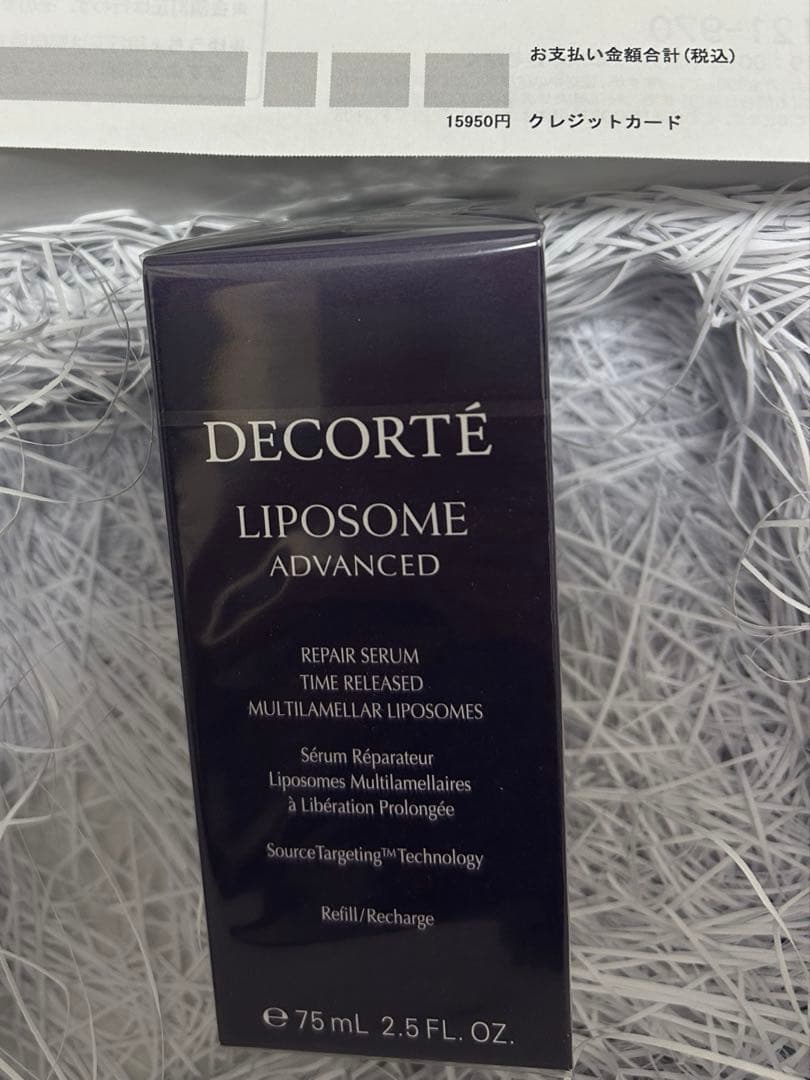 国内正規品 コスメデコルテ　リポソーム リペアセラム 75ml 付替え用 美容液 リポソーム アドバンスト リペアセラム ＜30mL＞ | DECORTÉ（コスメ