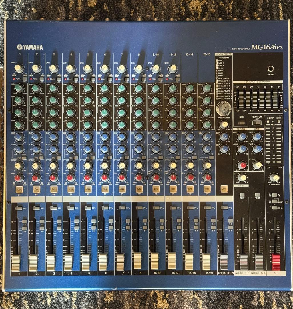 YAMAHA MG16/6FX アナログミキサー ミキサー（YAMAHA/MG16/6FX) | 栃木県のイベント用品レンタルは