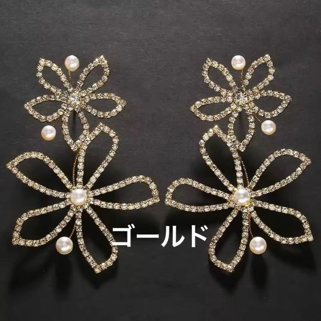 新品未使用】ElizabethBower(エリザベスバウアー)風ピアス - メルカリ