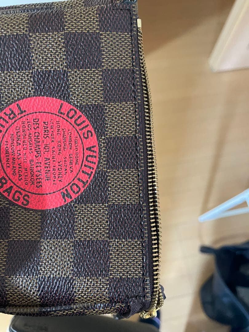 LOUIS VUITTON ダミエ・キャンバス ポーチ - メルカリ