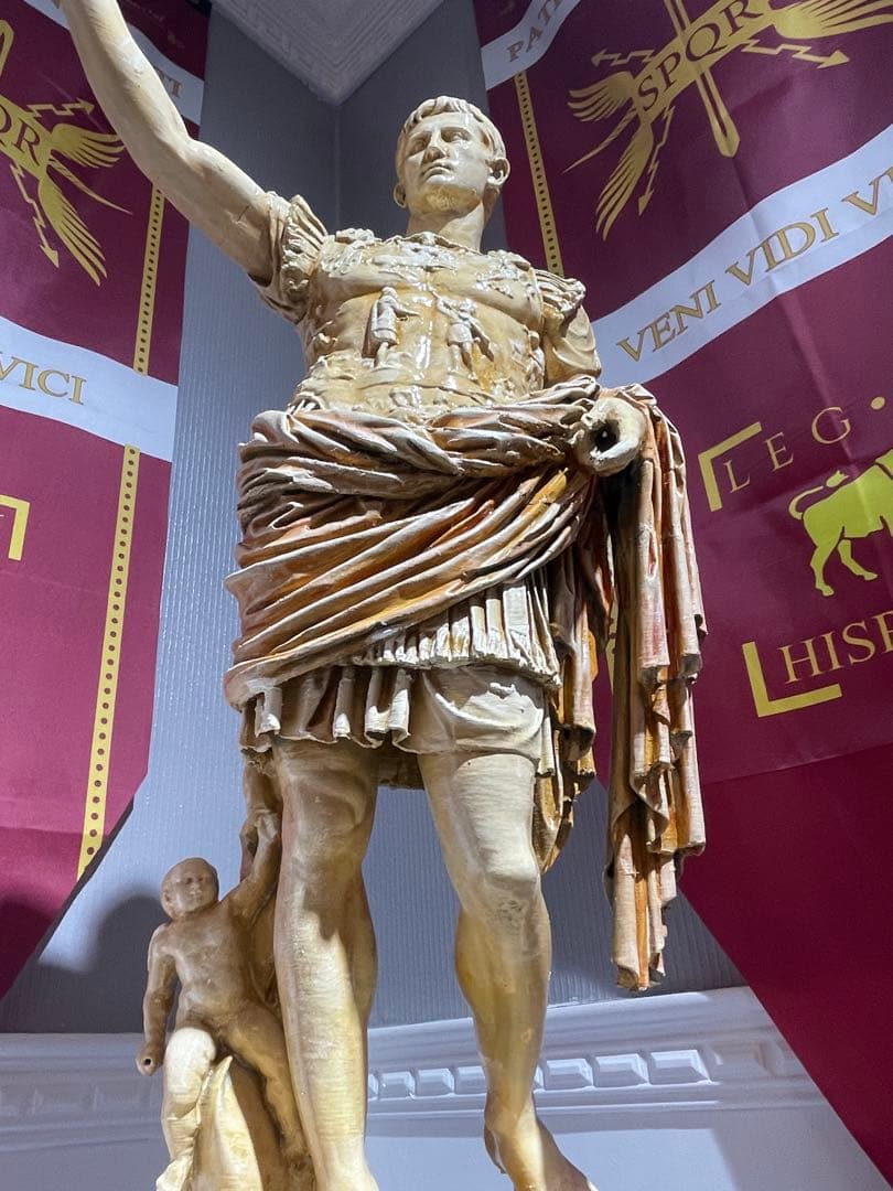 プリマポルタのアウグストゥス 高さ60cm , ローマ帝国 - メルカリ