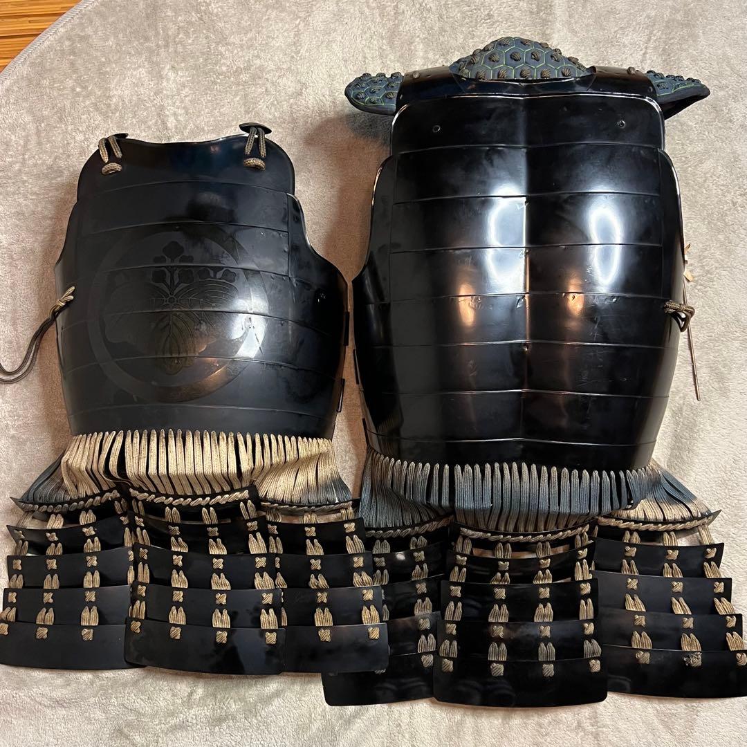 Patra様専用】丸武産業製【鎧•甲冑】黒色紺糸威当世具足【鎧立て•櫃付