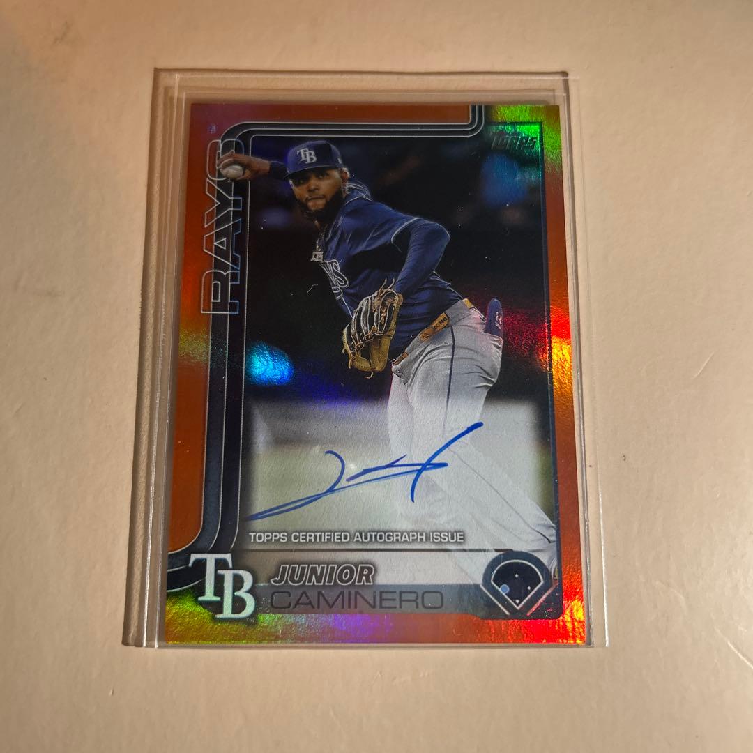 JUNIOR・CAMINERO ジュニオール・カミネロ 日本未発売 junior caminero ジュニオール カミネロ topps - メルカリ