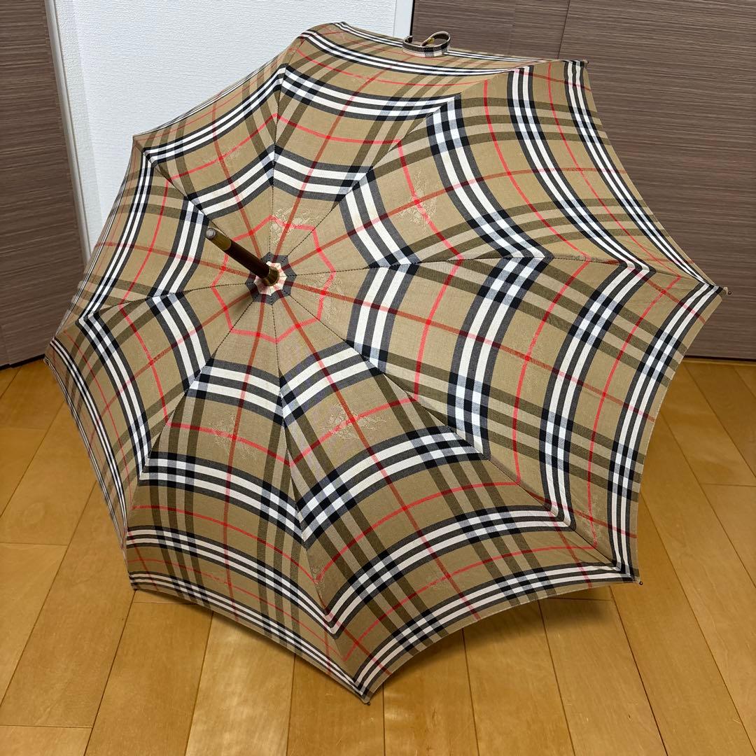 Burberrs 英国製 ロゴジャガード シャドーホースノバチェック　傘 BURBERRY Burberrys ノバチェック バーバリー 長傘 傘 雨傘｜Yahoo