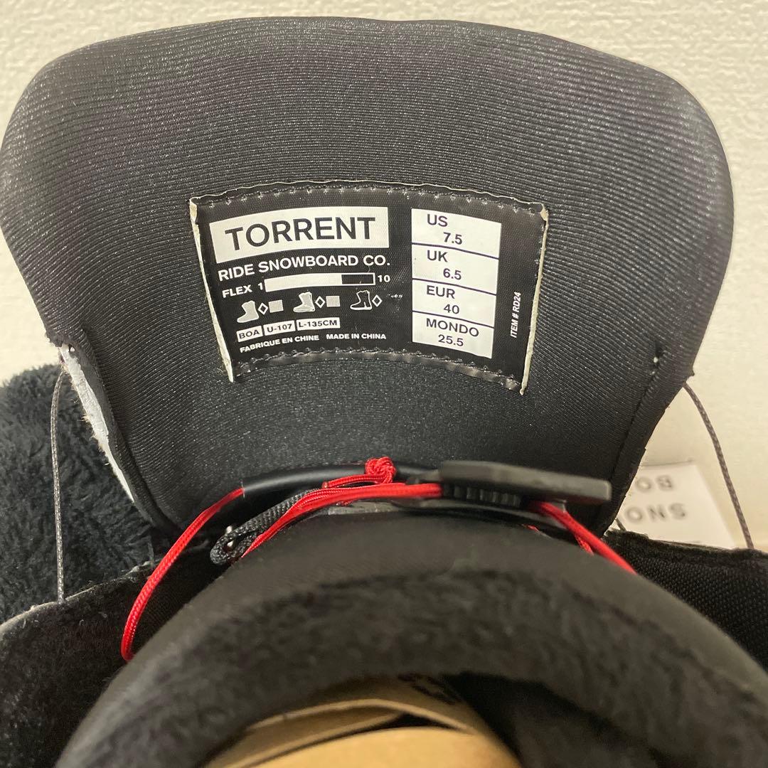 RIDE TORRENT 25.5cm 24/25モデル　ライド　トーレント