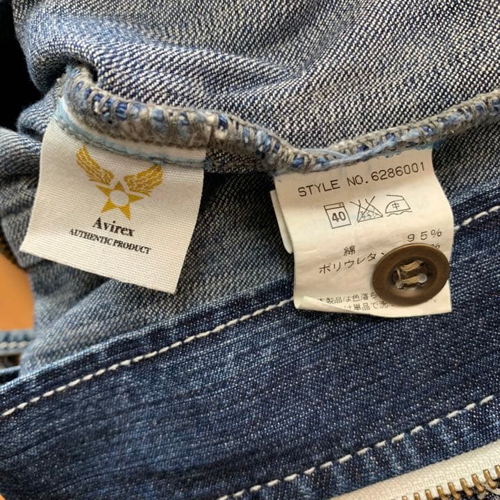 AVIREX デニム オールインワン つなぎ (S) アヴィレックス 2way - メルカリ