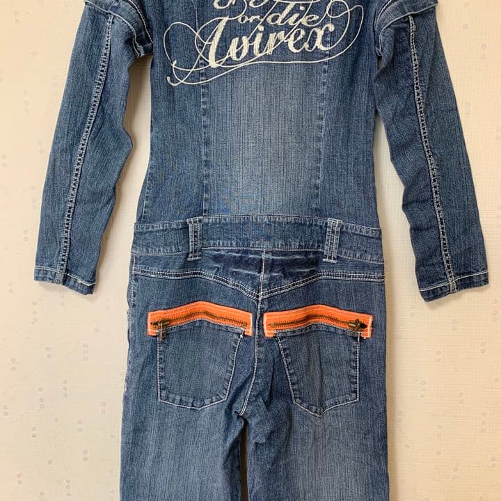 AVIREX デニム オールインワン つなぎ (S) アヴィレックス 2way - メルカリ