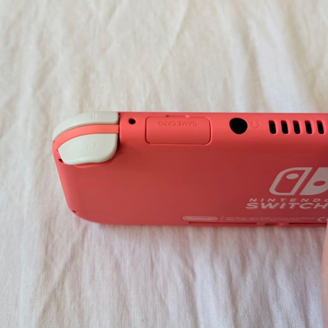 Nintendo Switch Lite コーラル 美品 充電器付き 箱あり - メルカリ