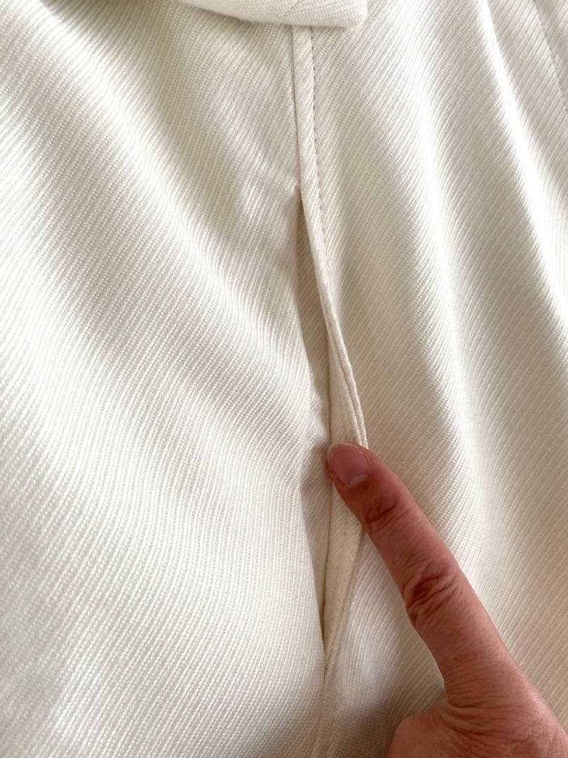 HELMET LANG ライダースジャケット 白×グレージュ 0 - メルカリ