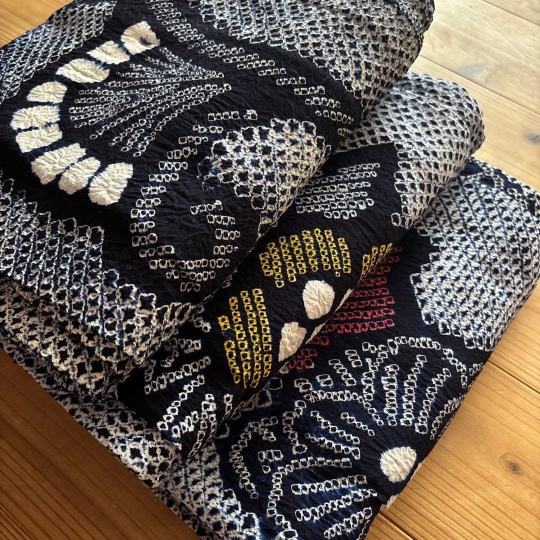 浴衣 3点 有松絞り浴衣 リメイク 昭和レトロ まとめ売り 古布 000000030408-02.jpg?size=l&w=