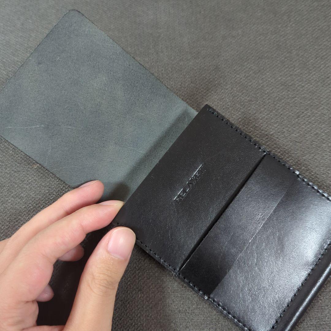 RELAXFIT ”BENJAMIN”レザーウォレット・ブラック