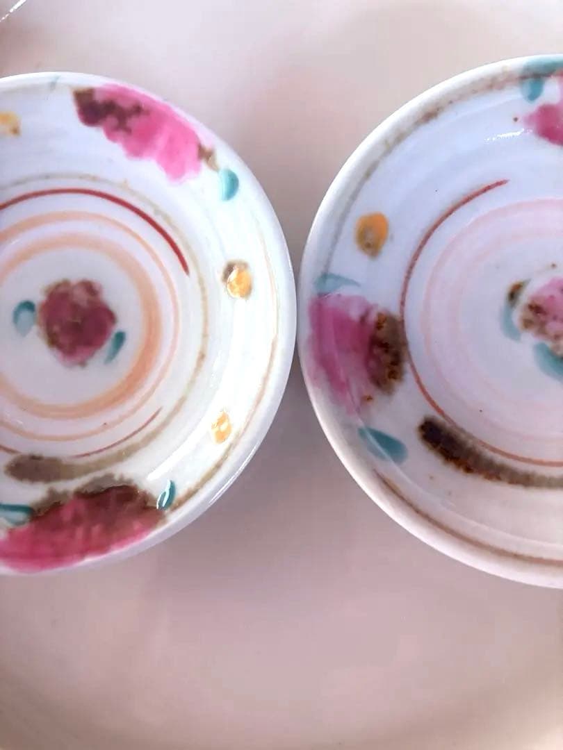 伊藤聡信さん　小皿　花柄2枚セット　即日発送 伊藤聡信の器展 | gallery & design URUNO（旧：暮らしと生活道具 あ