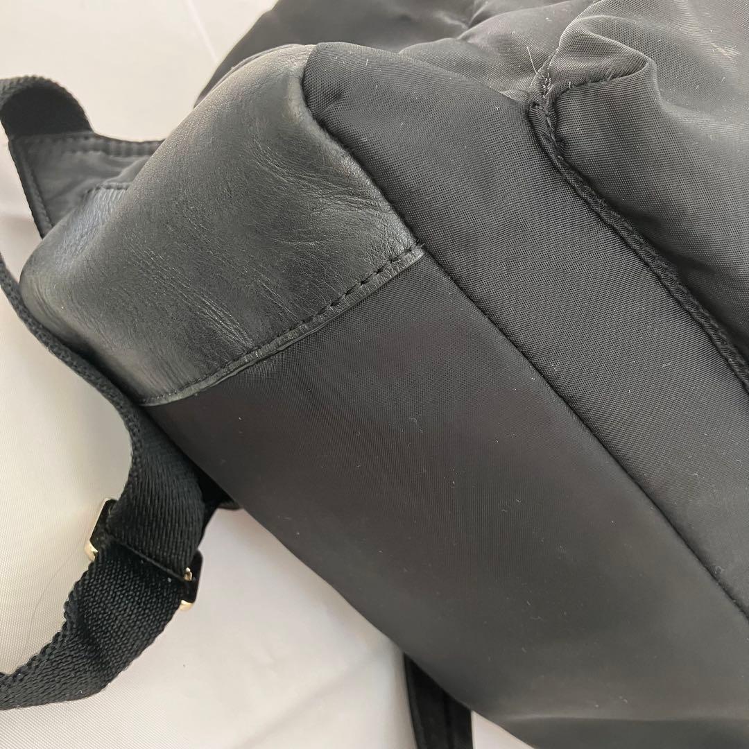 ポールスミス レザー ナイロン リュック マルチボーダー刺繍 軽量 ロゴ