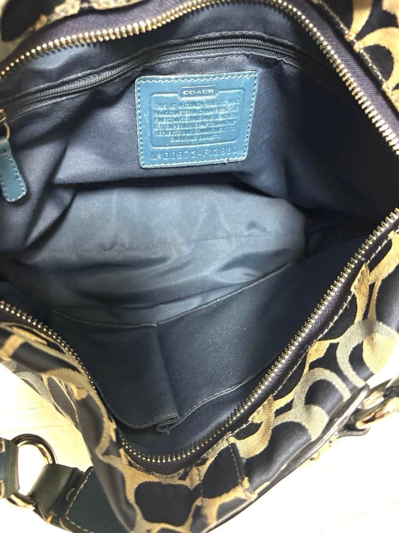 希少 COACH コーチ トートバッグ オプティック シグネチャー F13980