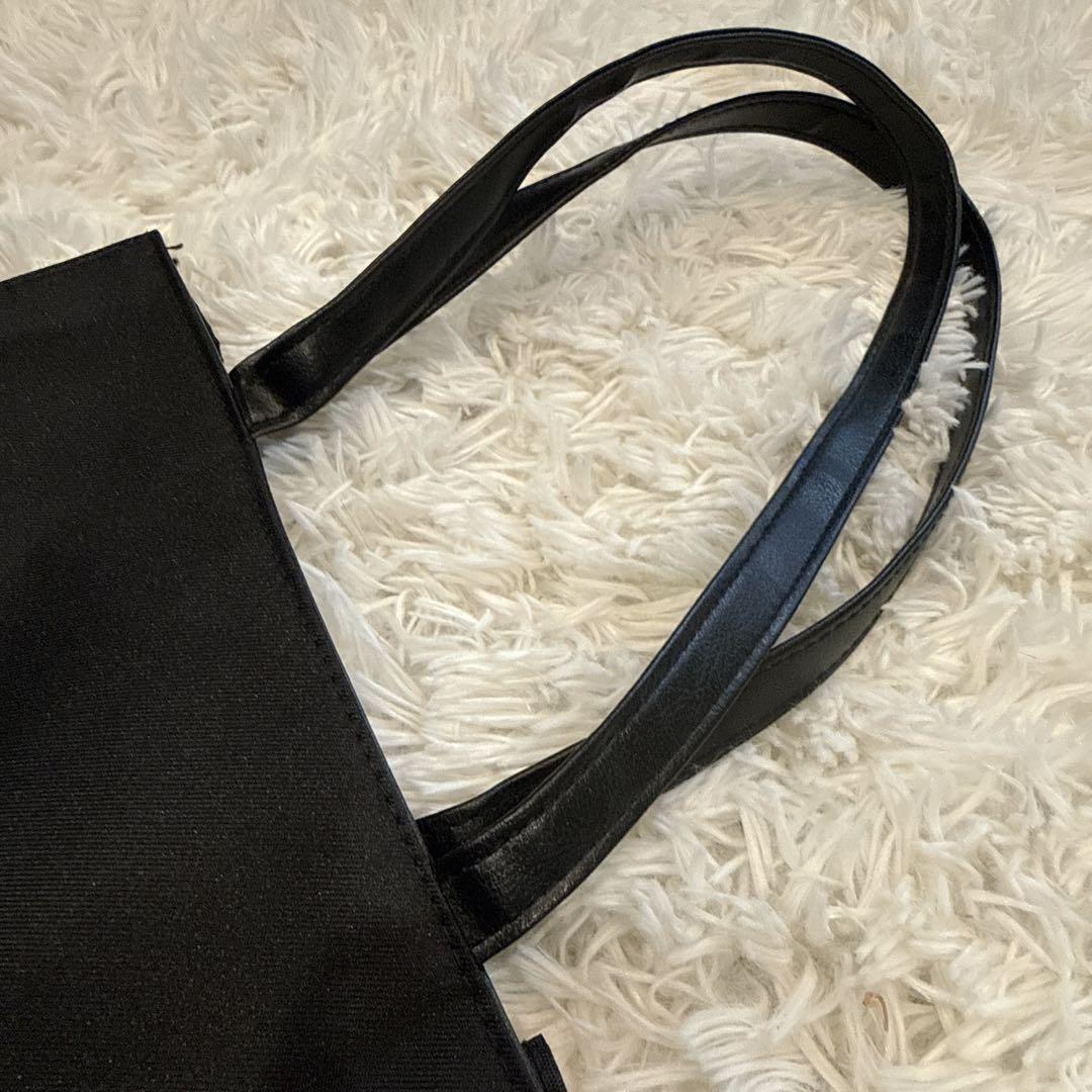 ヨウジヤマモトY's レザー切替 トートバッグ A4可 黒 ワイズ マナー