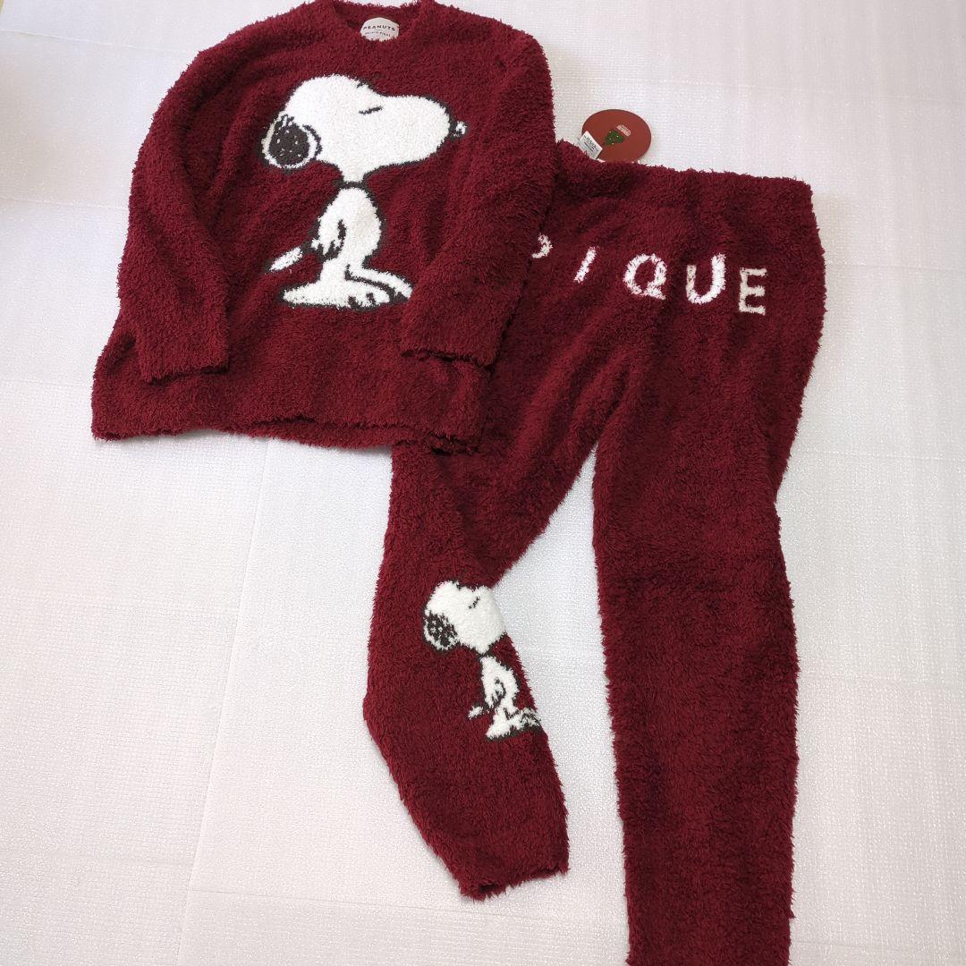 新品タグ付き】ジェラートピケ スヌーピー セットアップ ルームウェア