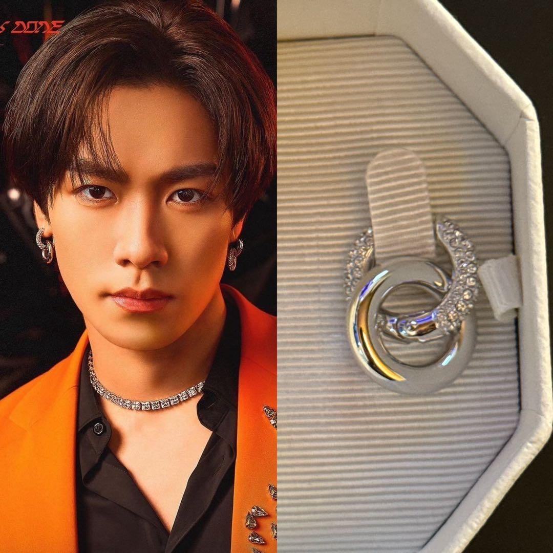 スワロフスキーSWAROVSKI 川村壱馬着用Dextera フープピアス片耳