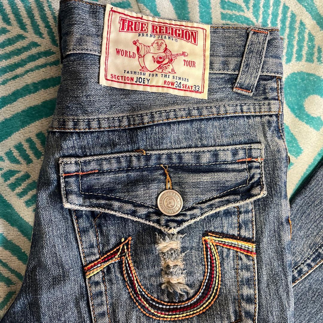 トゥルーレリジョン 34インチ フレアデニム - メルカリ