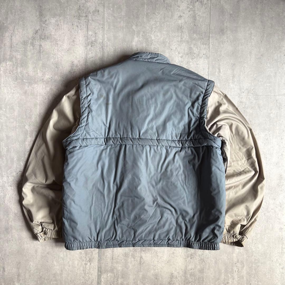 80s vintage】ジップブルゾン フィッシングジャケット 短丈 古着