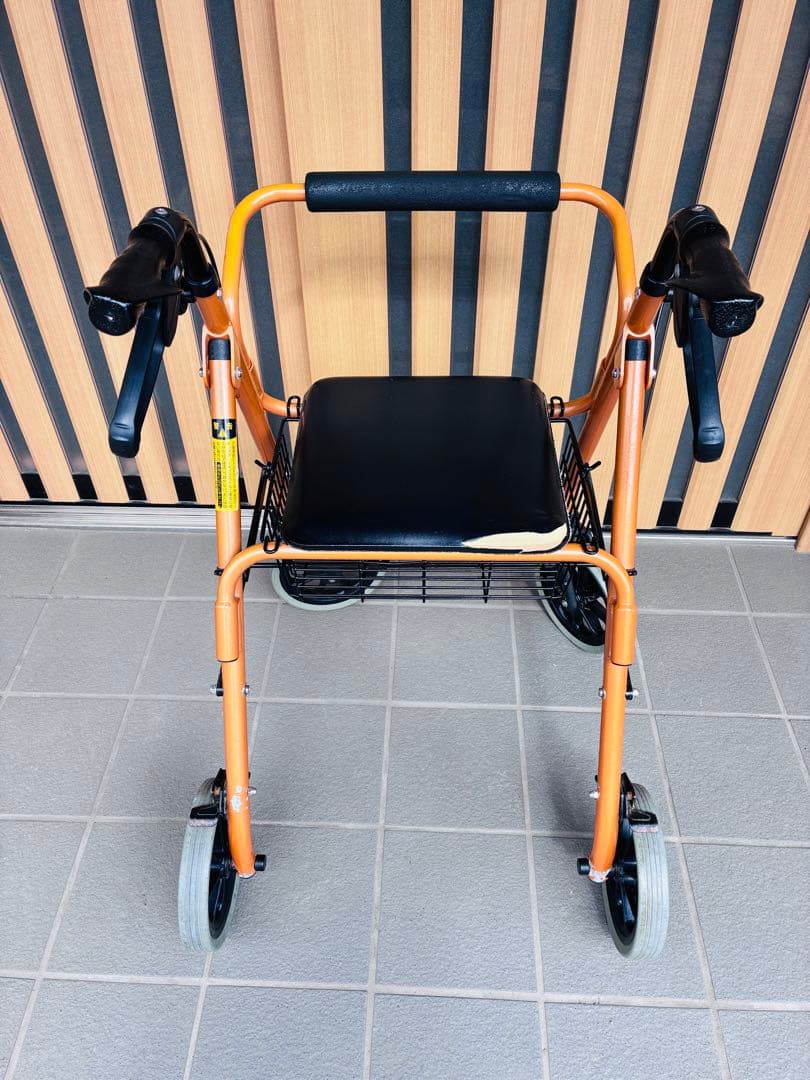 歩行器 竹虎 ハッピー II NB オレンジメタリック - メルカリ