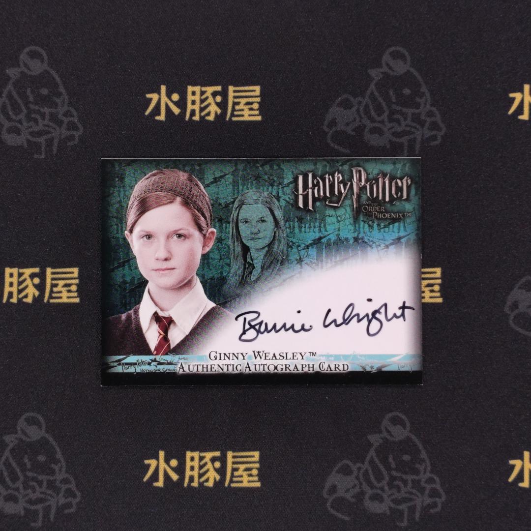 ハリーポッターと不死鳥の騎士団　ジニー・ウィーズリー　直筆サイン入りカード Amazon.co.jp: HWC Trading A4 ボニー・ライト ハリー・ポッター