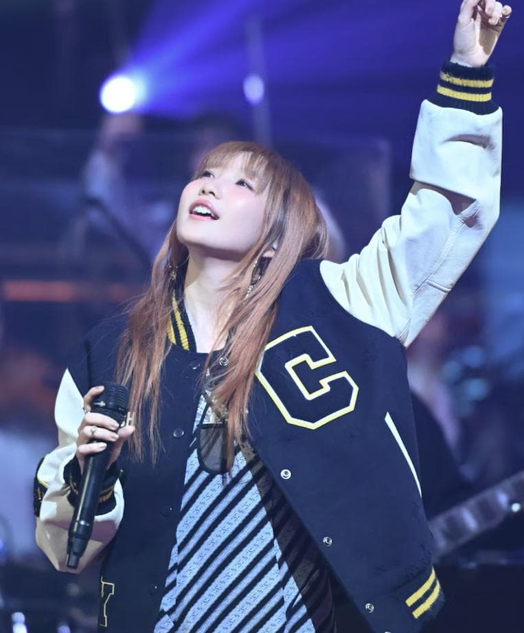 完売品 幾田りら さん着用　ウール ヴァーシティ ジャケット　CDK37