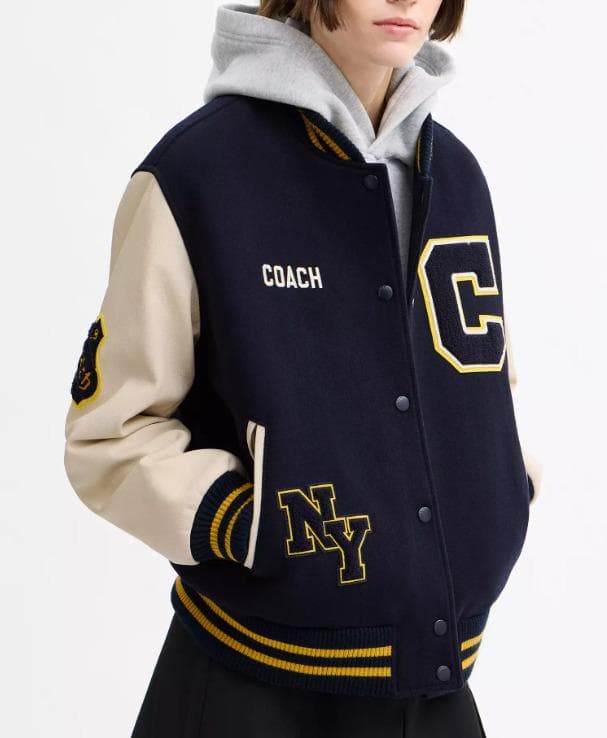 完売品 幾田りら さん着用　ウール ヴァーシティ ジャケット　CDK37