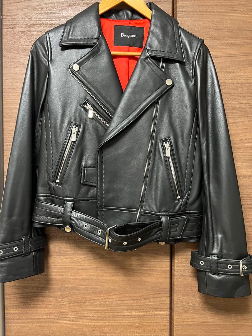 ダイアグラムライダースジャケット LAMB LEATHER W-RIDERS JACKET | ラムレザーダブルライダース
