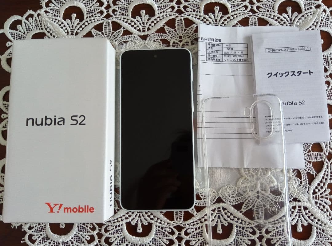 nubia S2 ホワイト 　 2026年１月25日購入、SIMフリー。 nubia S2 ホワイト 2026年1月25日購入、SIMフリー。 - メルカリ