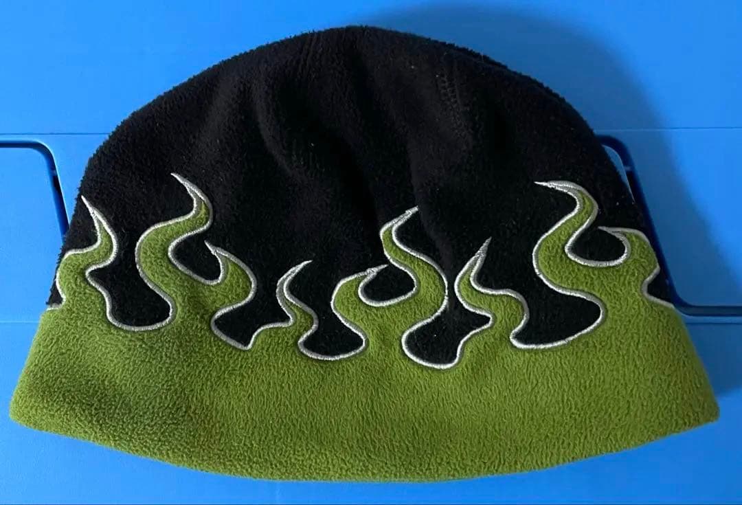 90s L.L.Bean ファイヤー　フレイム　ビーニーキャップ　M